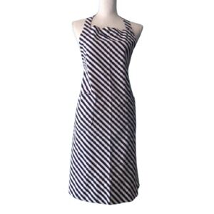 VUOKKO Apron classic blue white Finland RARE VINTAGE